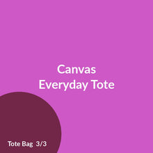 Load image into Gallery viewer, Canvas Everyday Tote product image 3