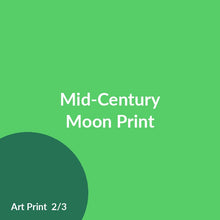 Load image into Gallery viewer, Mid-Century Moon Print product image 2