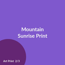 Load image into Gallery viewer, Mountain Sunrise Print product image 2