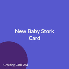 Load image into Gallery viewer, New Baby Stork Card product image 2