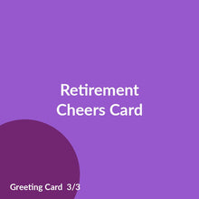 Load image into Gallery viewer, Retirement Cheers Card product image 3