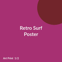 Load image into Gallery viewer, Retro Surf Poster product image 1