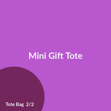 Load image into Gallery viewer, Mini Gift Tote product image 2
