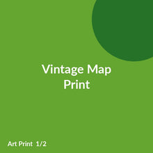 Load image into Gallery viewer, Vintage Map Print product image 1
